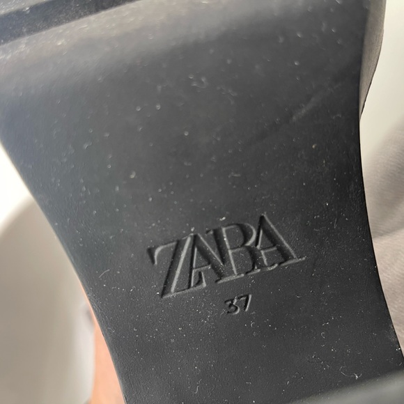 Zara black ankle heel boots - Picture 7 of 7